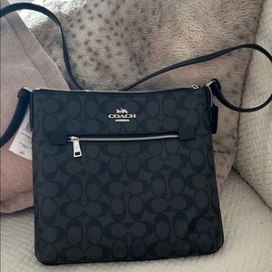 Coach Black Signature Crossbody Bag